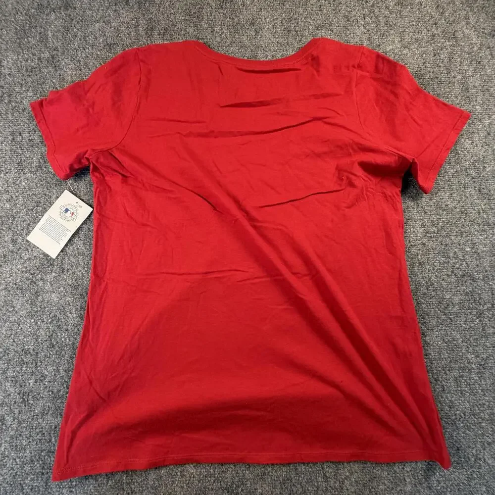 Nike Red‎ Boston Red Sox Athletic Cut T-Shirt Large #1159
